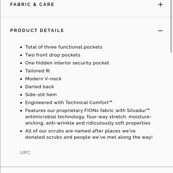 NWT FIGS Casma Three Pocket Scrub Top in Burgundy - Picture 8 of 10